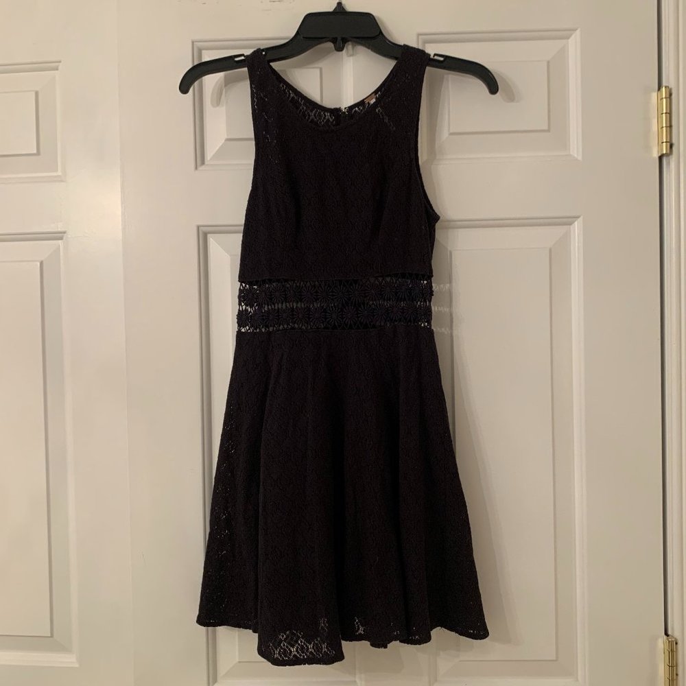 Free People Black Mini Dress